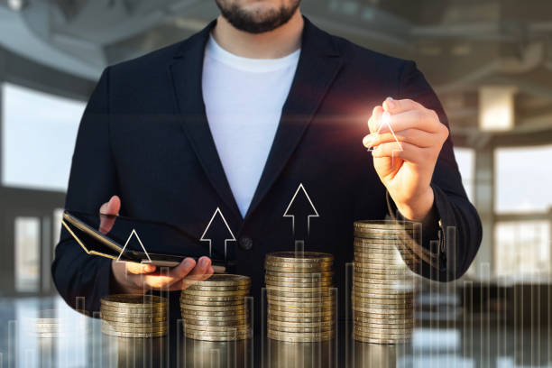 istock Concept of financial development and success. 1609864134
