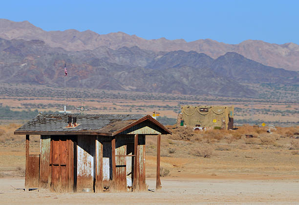 istock Abandoned House in the Desert 160987859