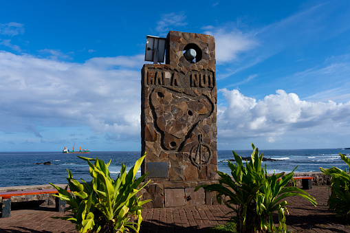 Easter Island, a Chilean territory, is a remote volcanic island in Polynesia. Its native name is Rapa Nui.