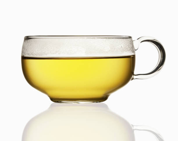 istock Close up of tea in transparent teacup 160992096