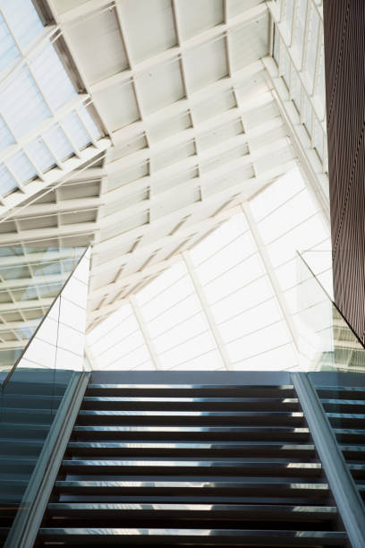 istock Ceiling and staircase of modern office 160992160