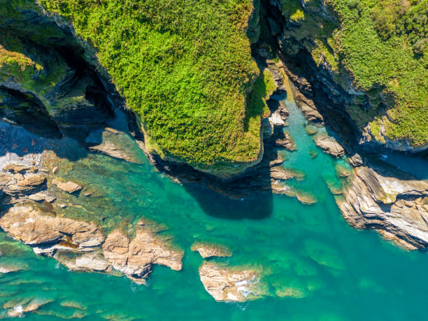 istock Rocky coastline at Ilfracombe 1609928360