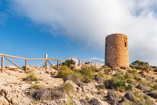 Watchtower of Cerro Gordo, also known as La Herradura or El Nogal tower, built in the 16th century .