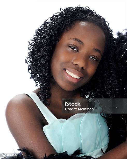 Black Tween Schönheit Stockfoto und mehr Bilder von Afrikanischer Abstammung - Afrikanischer Abstammung, Afro-amerikanischer Herkunft, Ein Mädchen allein