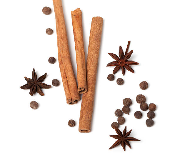 istock Cinnamon sticks, anise stars and black peppercorns 161000900
