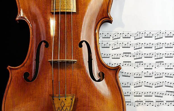 Baroque viola stock photo