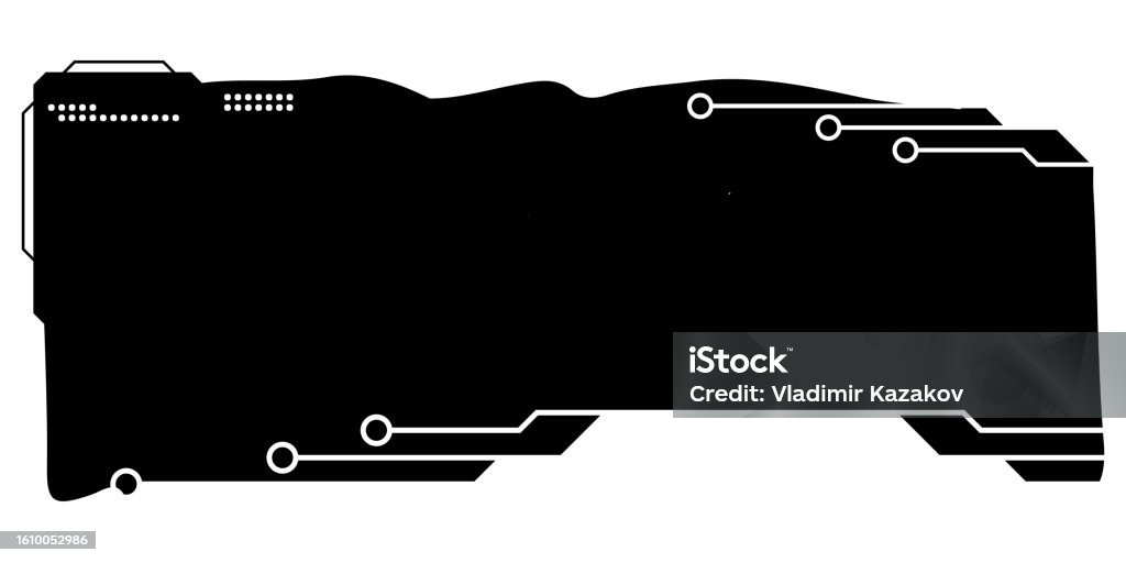 Tech Rectangle Design Rectangular Design Clipart In Tech Style Isolated On White Short Tech ...