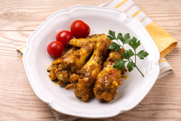 tandoori chicken stock photo