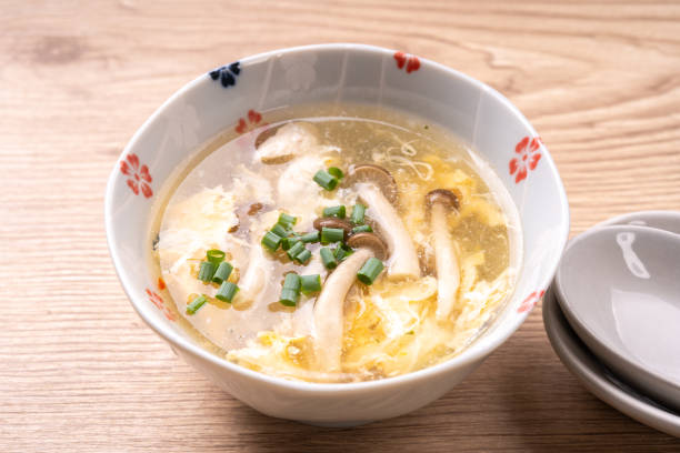 istock Chinese chicken and shimeji mushroom soup 1610080731