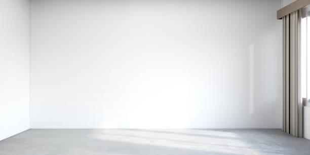 istock Empty room japanese minimalist room interior. 1610135419