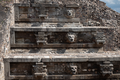 Teotihuacan Temple , nexgt to Mexico City Unesco
