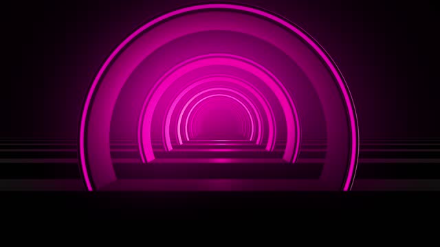 Flying Through the Futuristic Pink Tunnel (Loopable)