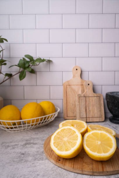 istock Lemon cut for healthy drink and vitamin concept. 1610256899