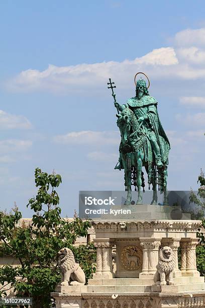 King Stephan Stock Photo - Download Image Now - Architecture, Blue, Budapest