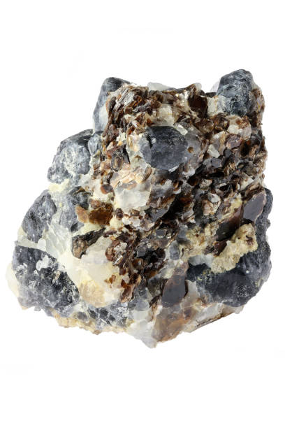 istock sapphirine on matrix from Betroka, Madagascar 1610313775