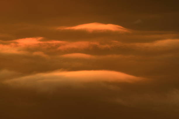 sunrise and sea of clouds