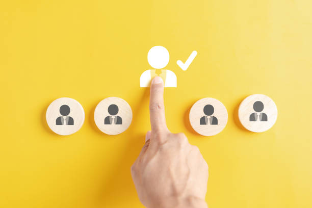istock HRM or Human Resource Management, selective and accept to manager  for human development recruitment leadership and customer target group concept. 1610417332