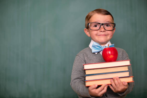 istock Retro Boy and Teacher's Pet 1610457689