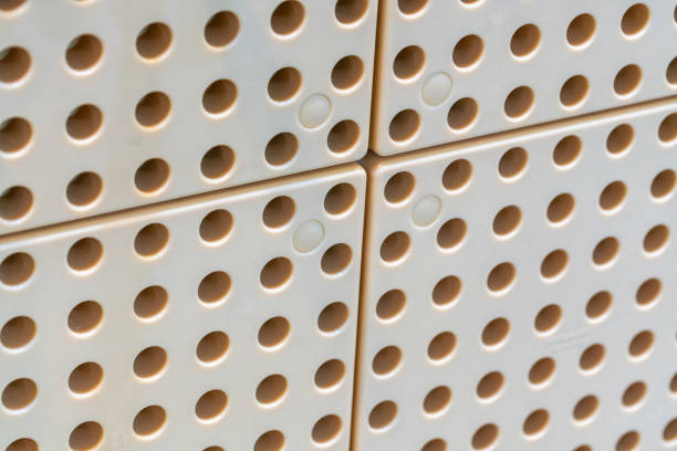 Abstract background with many holes