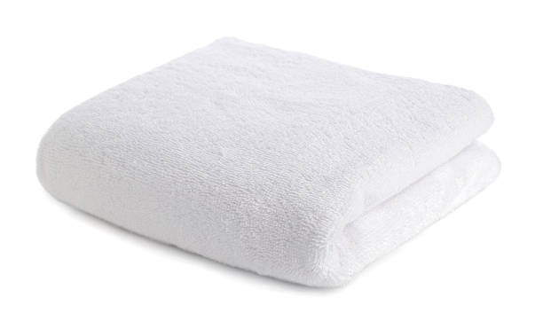 Towel isolated on white Towel isolated on white terry towel stock pictures, royalty-free photos & images