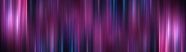 istock Speed of neon light, ultra wide abstract background 1610604701