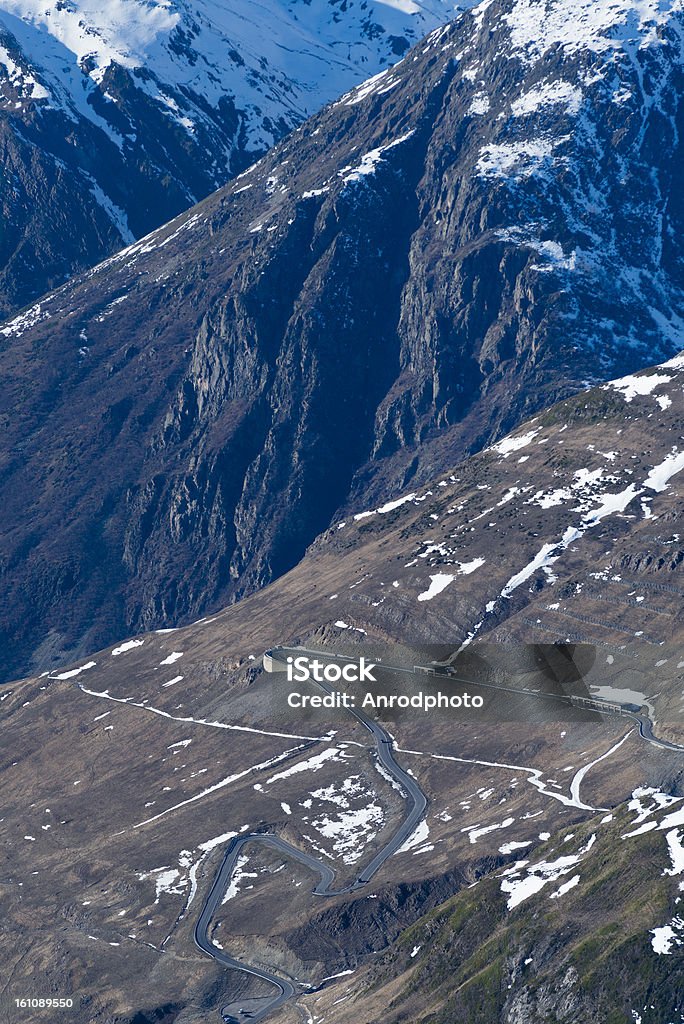 Alpine road - Foto de stock de Aire libre libre de derechos
