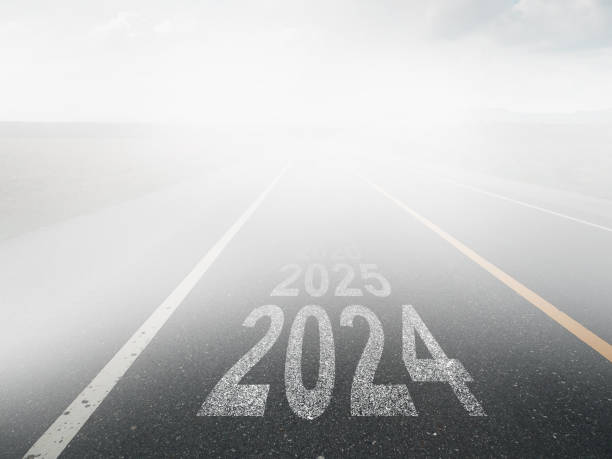 istock Text 2024 to 2026 on a foggy road 1610964392
