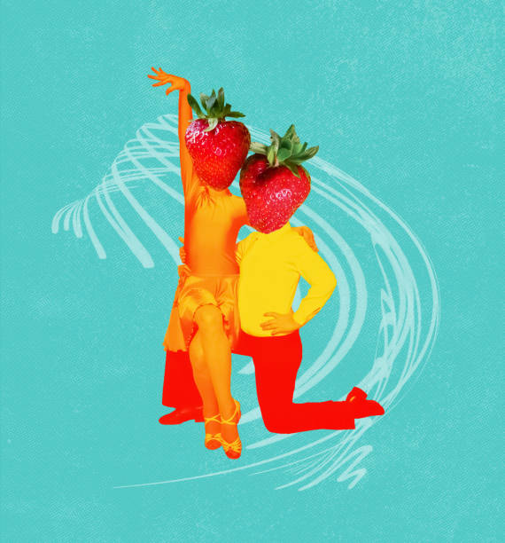 istock Contemporary art collage, The ballroom dancing concept. 1611011918