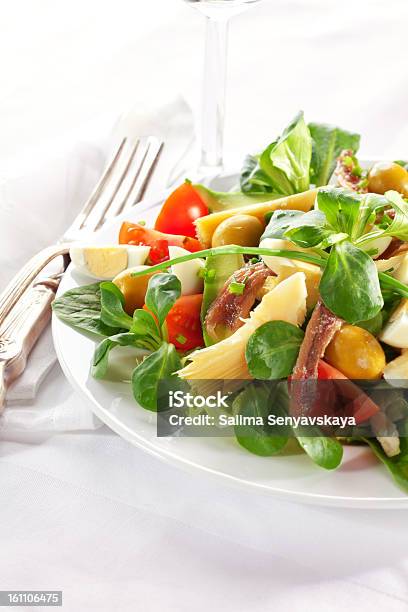 Salad Nicoise — стоковые фотографии и другие картинки Авокадо - Авокадо, Анчоус, Артишок