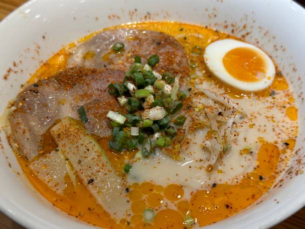 istock Japanese traditional spicy ramen 1611141230