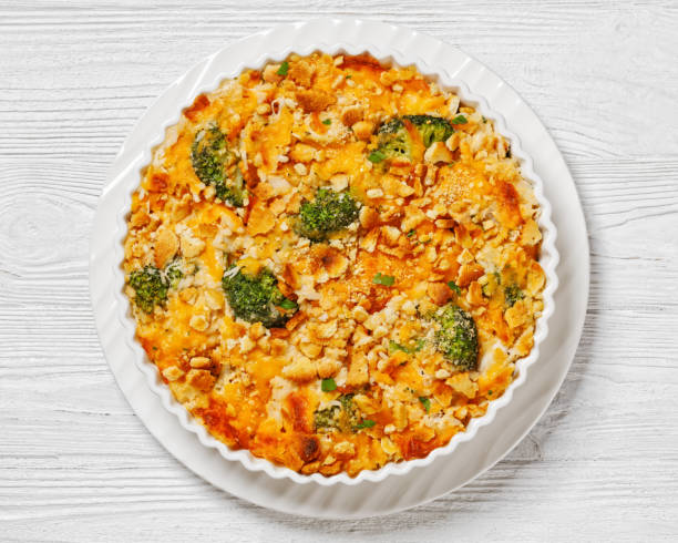 istock chicken rice broccoli casserole in baking dish 1611171040