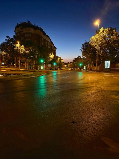 istock Madrid streets at dawn in summer 1611279768
