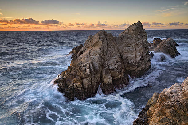 Pinnacle Cove, Point Lobos NP stock photo