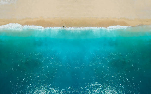 Aerial view of Kaputas beach.