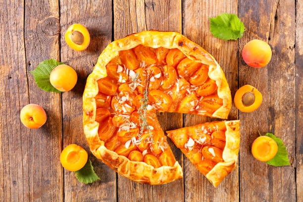 istock delicious apricot tart- summer dessert 1611466183