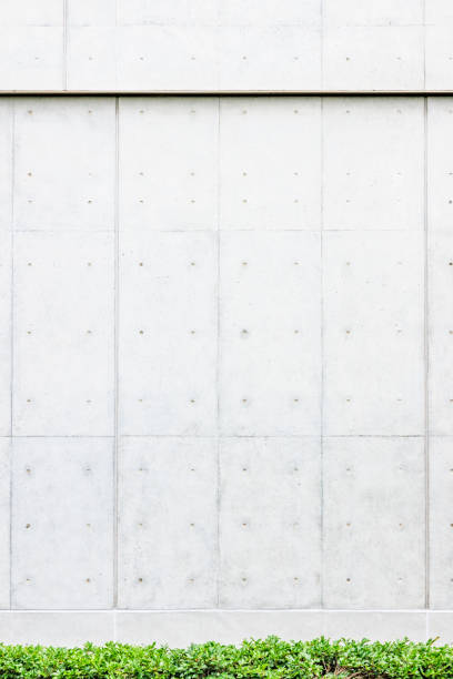 istock Old concrete wall that looks gray and tough 1611490994