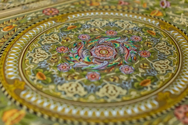 istock Background screensaver with oriental theme. An old medieval oriental item that has a national heritage in religion 1611493909