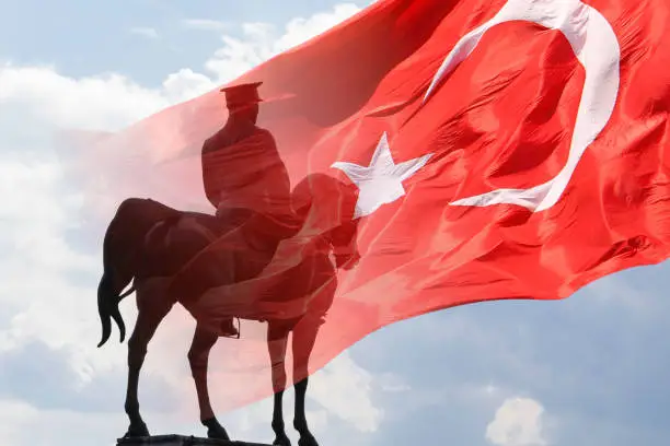 29 ekim cumhuriyet bayrami or 29 October republic day of Turkiye concept photo.