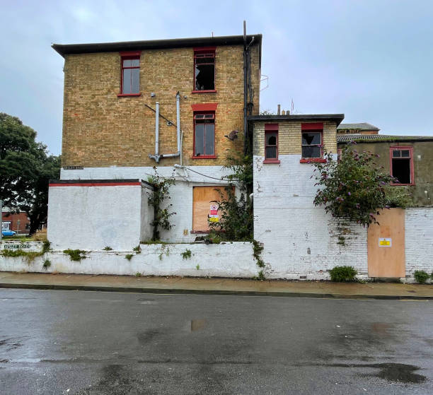 istock Derelict building in Great Yarmouth 1611585530