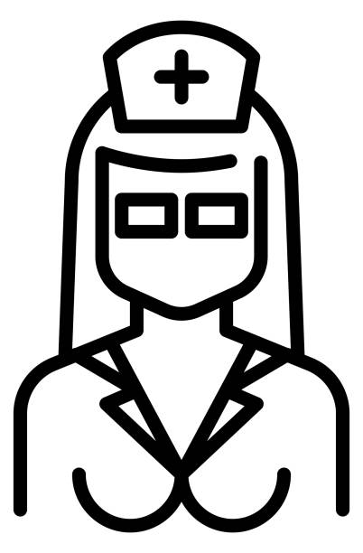 illustrations, cliparts, dessins animés et icônes de avatar du personnel médical féminin. icône travailleur hospitalier - portrait doctor paramedic professional occupation