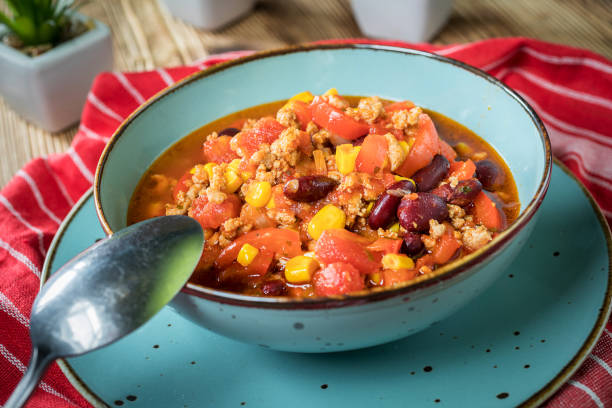 istock Mexican chili con carne. 1611625647