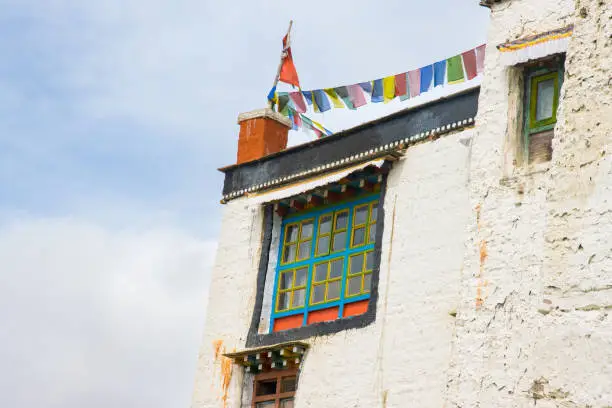 Photo of The Royal Palace of the former forbidden Kingdom in Lo Manthang, Upper Mustang, Nepal