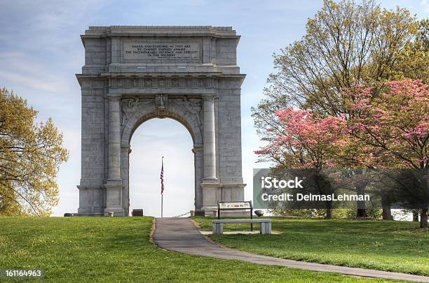 National Memorial Arch Stock Photo - Download Image Now - Valley Forge National Historic Park, Pennsylvania, American Revolution