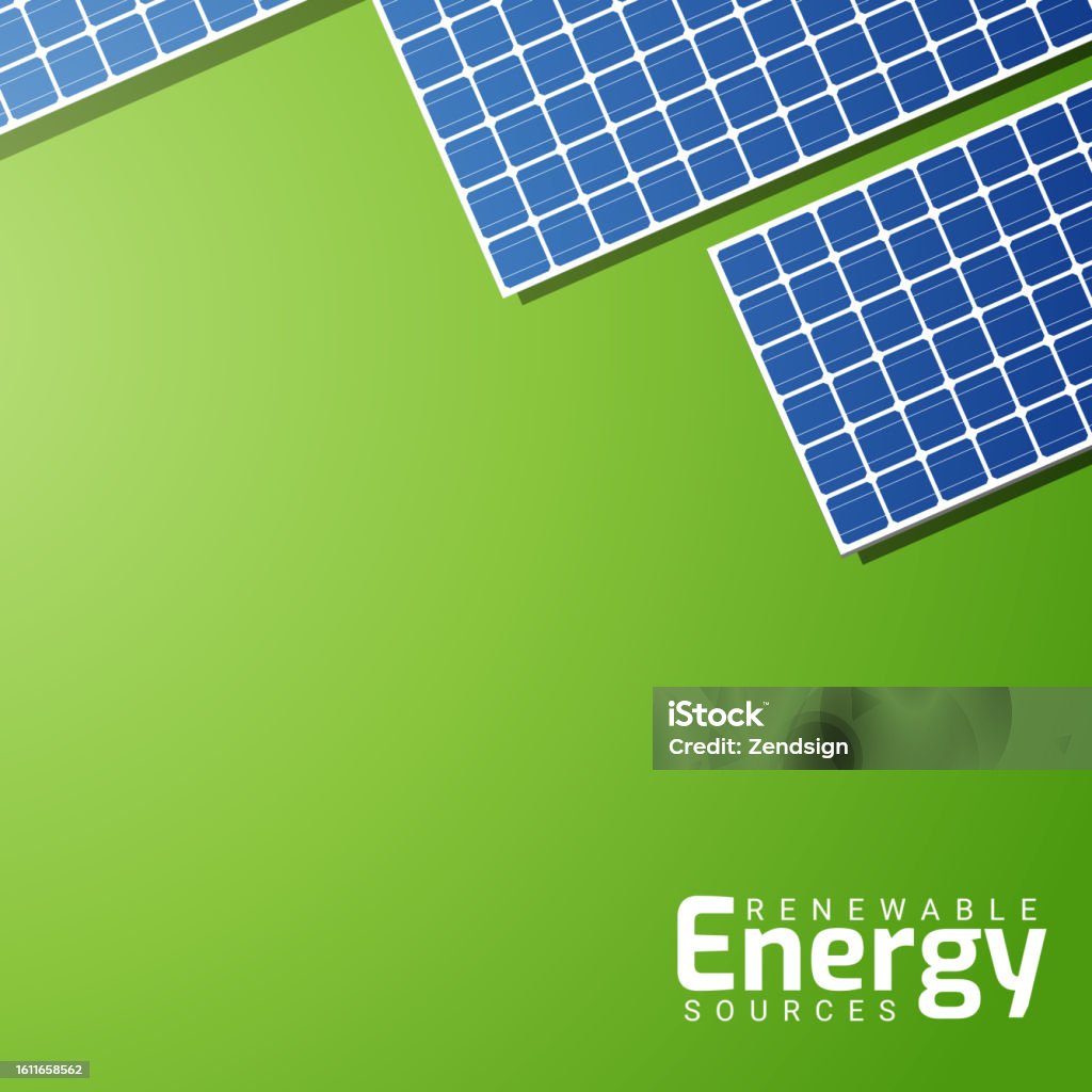 Solar Graphics Library Design About Solar Panel Energy Renewable Energy Resources Stock ...
