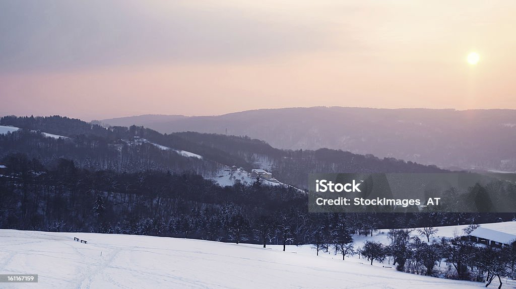 Zimowy krajobraz w styczniu - Zbiór zdjęć royalty-free (Austria)