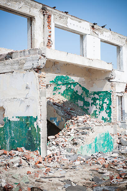 istock Ruined Factory Abandoned Industry Demolished 161170520