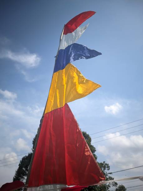 istock Colorful Flags Commemorating Indonesia's Independence Day 1611720812