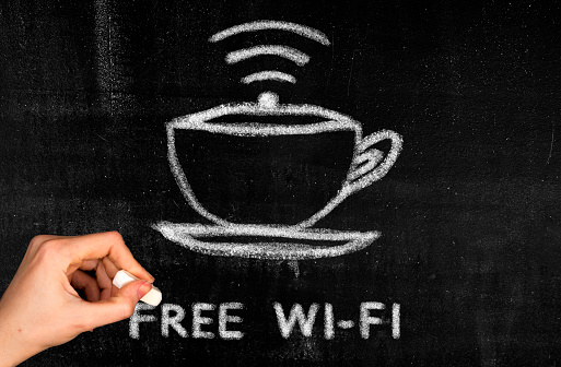 Free wi-fi coffee