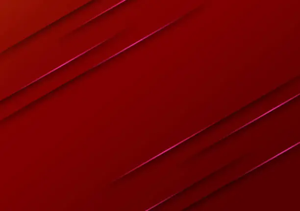 Vector illustration of red sharp line texture background