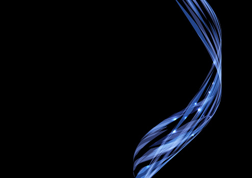 Unn Background Blue Digital Network Wave Background Stock Illustration - Download ...